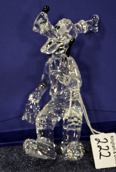 A Swarovski Disney figure of Goofy with box