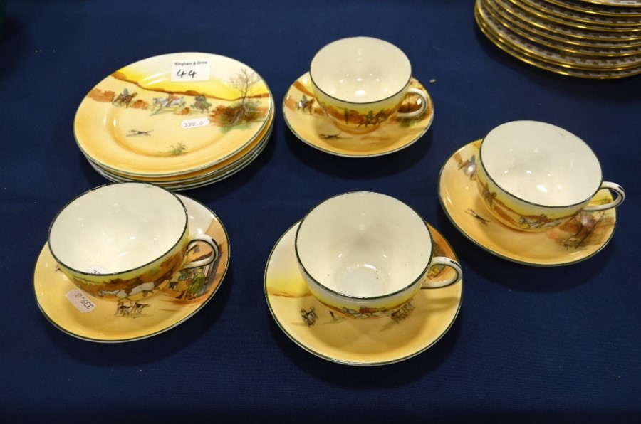 A Royal Doulton series ware part tea set