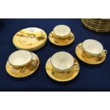 A Royal Doulton series ware part tea set