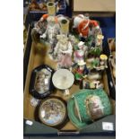 A mixed tray lot of ceramics