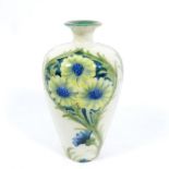 William Moorcroft for James MacIntyre, a Daisy panel vase