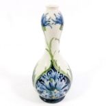 William Moorcroft for James MacIntyre, a Florian Ware Cornflower vase