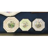 Staffordshire pearlware nursery plates, transfer p