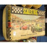 Scalextric Set 5, part set, and a quantity of scal