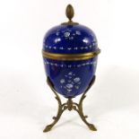 A 19th century Limoges enamelled jewellery box