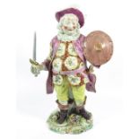 A large Derby figure of Falstaff