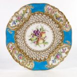 A Copeland Spode jewelled pat dessert service