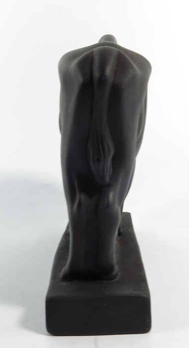 John Skeaping for Wedgwood, a black basalt figure, - Image 4 of 5