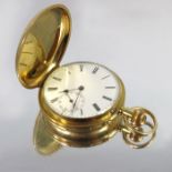 John Lecomber, an 18 carat gold minute repeater full hunter pocket watch