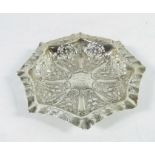 A Victorian silver reticulated dish, Elkington and Co