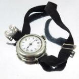 A ladies silver wristwatch