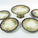 A Nautilus Porcelain dessert service