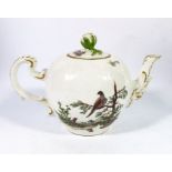 A Meissen teapot, circa 1820