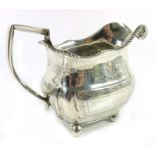 A George III Irish silver jug, Samuel Green