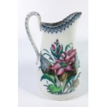 A Staffordshire transfer printed jug