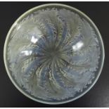 Rene Lalique, a Chicoree glass bowl