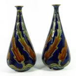 Francis Pope for Royal Doulton, a pair of stoneware vases