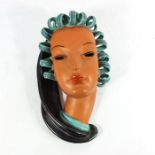 An Art Deco face mask