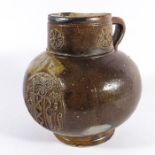 A saltglazed stoneware Cologne or Frechen cup