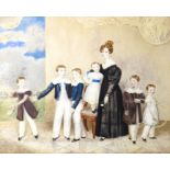 19th Century School, Family Portrait