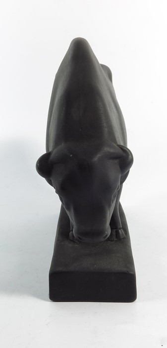 John Skeaping for Wedgwood, a black basalt figure, - Image 3 of 5