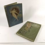 Dr Friedrich S Krauss, two Art Nouveau bound books