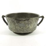 David Veasey for Liberty and Co., a Tudric pewter twin handled bowl,