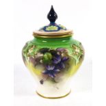 A Royal Worcester Hadley Ware vase