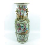 A large Chinese famille rose vase