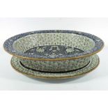 A Chinese reticulated dish and stand