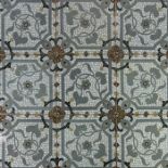A set of Minton mosaic design tiles, in the style of A W N Pugin