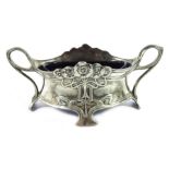 WMF, a Jugendstil silver plated twin handled bowl