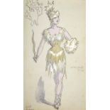 Theatrical Interest, six costume designs