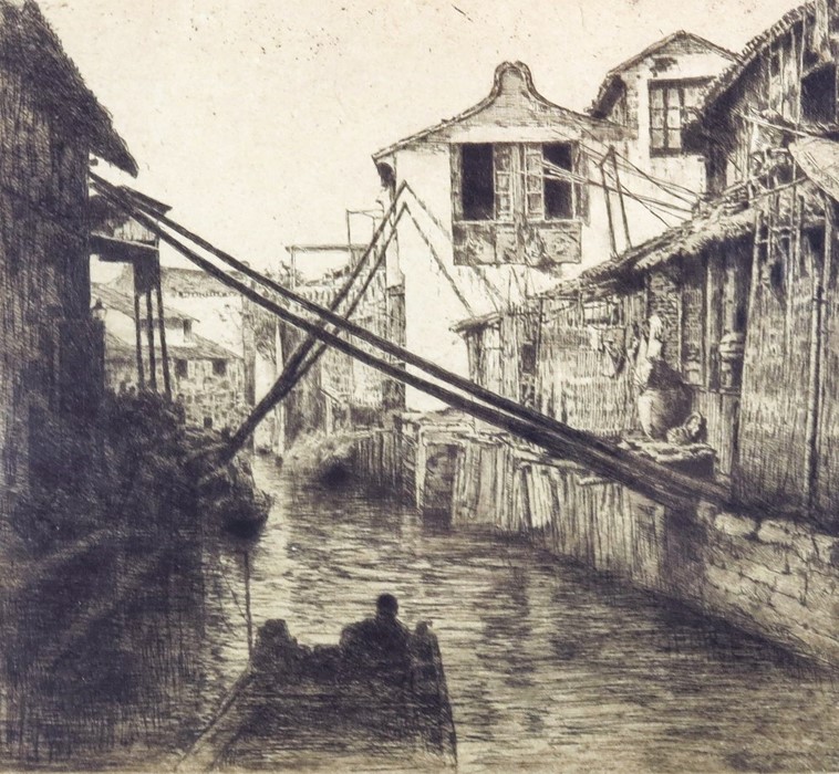 Mortimer Menpes (1855-1938), Quiet Canal