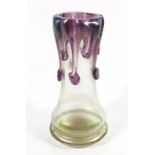 Kralik, a Secessionist Teardrop glass vase