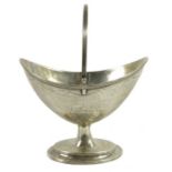 A George III Irish silver sugar basket