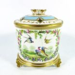 A Royal Worcester potpourri pot and cover