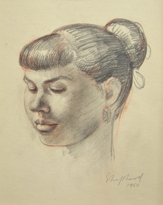 Sidney Horne Shepherd (1909-1993), Young Girl - Image 2 of 8