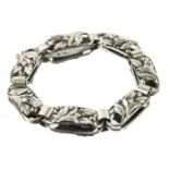 Johannes Torlyk, a Danish Moderinist silver bracelet