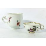 Two Meissen porcelain cups
