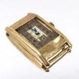 A 9 carat gold Dennison gents wristwatch