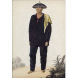 Chinese School, 19th Century, portrait of a man