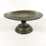 A William III pewter tazza