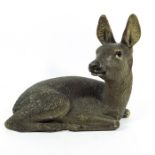 A Continental ceramics figure of a deer