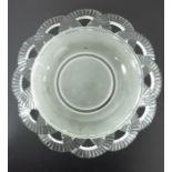 Pierre D'Avesn for Verlys, a French Art Deco Collarette glass bowl