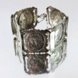 An Arts and Crafts silver bracelet