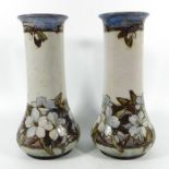 Eliza Simmance for Royal Doulton, a pair of stoneware vases