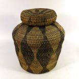 An African tribal basket