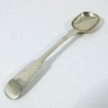 A George III Scottish Provincial silver preserve spoon, Roberth Naughten