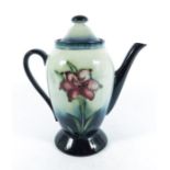 William Moorcroft, a Freesia coffee pot